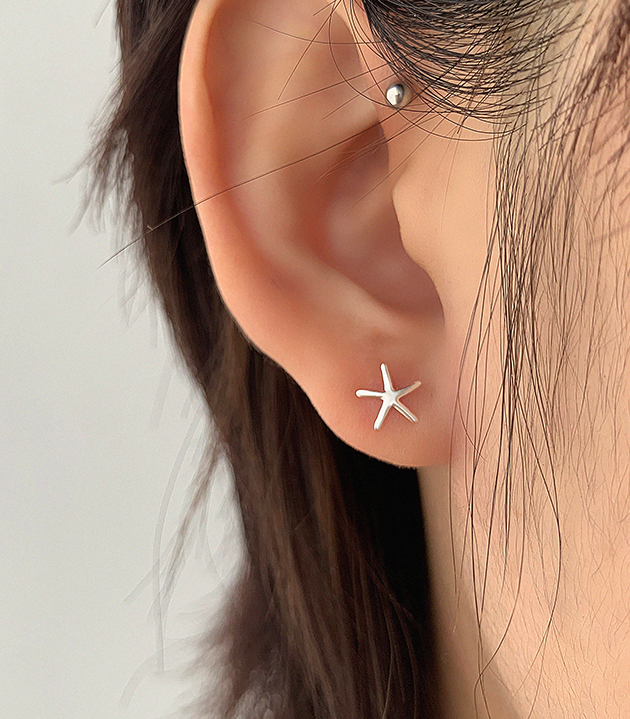 海星耳環