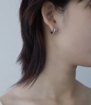 手工感易釦圈圈耳環