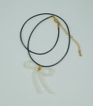 珍珠蝴蝶結短鍊